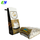 بسته بندی زیپلاک بسته بندی کیسه ای قهوه سفارشی 250 گرمی با بسته بندی قهوه فلت بلوک دریچه ای