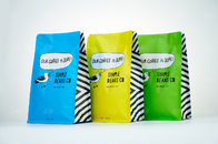 کیسه کف تخت کاغذ کرافت طراحی سفارشی برای بسته بندی دانه های قهوه غذای روزانه
