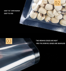 کیسه وکیوم سفارشی چاپ براق برای غذاهای پخته شده با دستگاه آب بندی خلاء