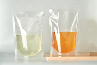کیسه غذای قابل شرب سازگار با محیط زیست 250 میلی لیتری شفاف با کیسه نوشیدنی آبمیوه پلاستیکی