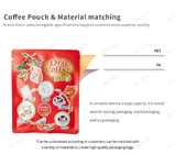 کیسه های قهوه قطره ای چاپ سفارشی کیسه های پودر قهوه رایگان درجه مواد غذایی Bpa