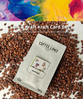 کاغذ کرافت جیبی 100% زیست تخریب پذیر کارت ویزیت برای دانه های قهوه