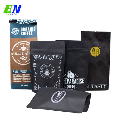 کیسه قهوه PET VMPET PE پایه کیسه زیپ کیسه کیسه قهوه اندازه سفارشی کیسه های قهوه قابل بازیافت کیسه پایه